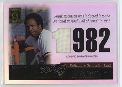 2004 Topps Tribute Hall of Fame Tribute Relic Frank Robinson #TR-FR HOF - Image 1 of 2