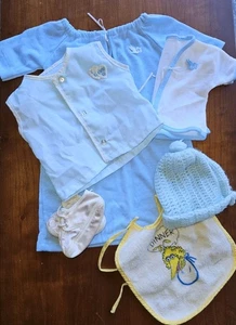 Vintage Babykleidung Paket Junge 6 Teile - Bild 1 von 5