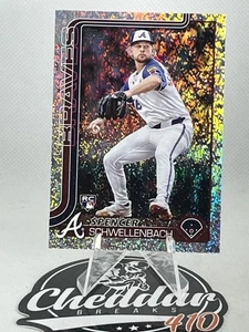 Spencer Schwelllenbach Topps 2025 Silver Holo Foil #103 (RC) Atlanta Braves - Imagen 1 de 2