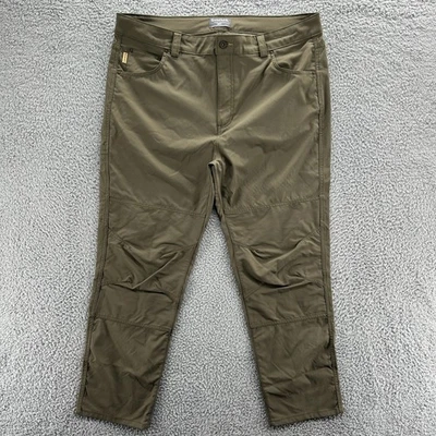 Pantalones Simms Para Hombres 38s Verde Pesca Senderismo Cónicos Elastizados Exterior Pantalones 38x29 Foto 1 de 4