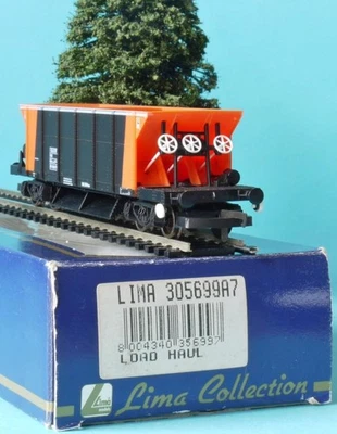 LIMA 305699 A7 SEACOW YGB BALLAST BOGIE HOPPER WAGON LOADHAUL MADE IN ITALY VGC - Image 1 of 4