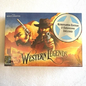 Western Legends Kickstarter Edition Brettspiel mit 2 Erweiterungen Neu Sealed - Bild 1 von 7