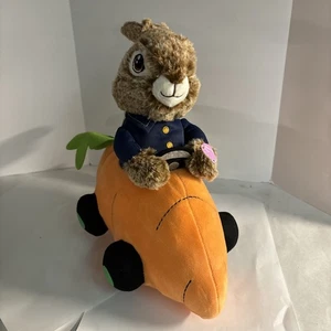 Dan Dee Musical Animated Peter Rabbit 2 Movie Plush Driving Carrot Car 13 Inches - Picture 1 of 6