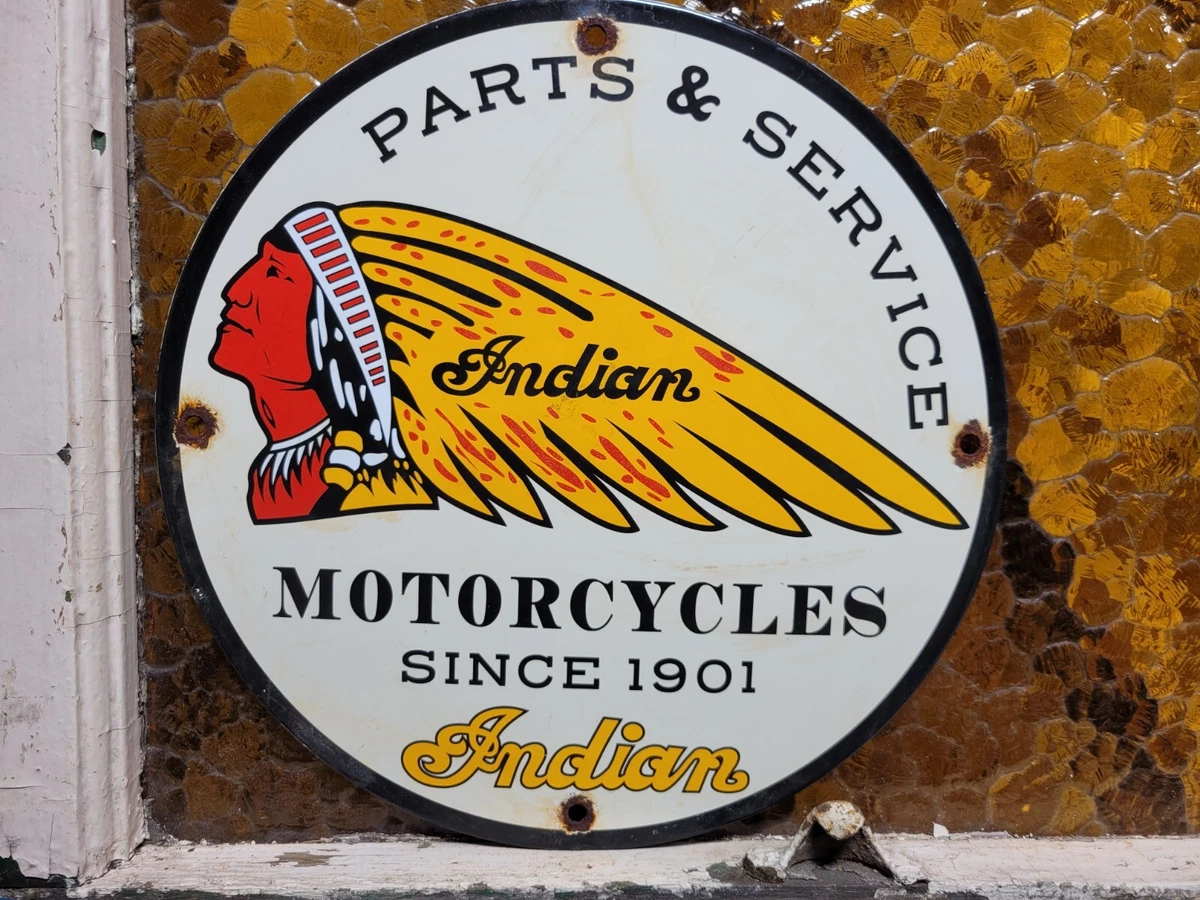 Indian Motorcycle Sign In Original Advertising Signs (1930-1969