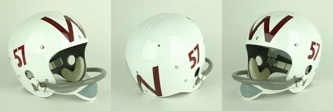 WISCONSIN BADGERS 1957 Vintage Riddell TK Suspension Football Helmet Cover