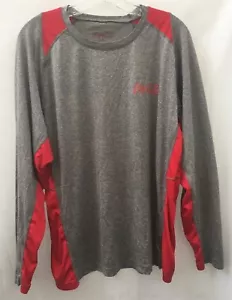 Coca Cola Mens Athletic Compression Shirt Size Large Athletic Gray Red Stretch - Picture 1 of 6