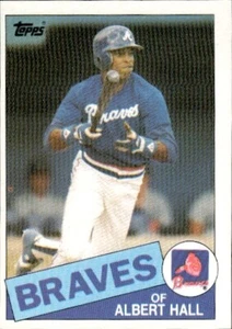 1985 Topps #676 Albert Hall RC Atlanta Braves Baseball - Picture 1 of 2