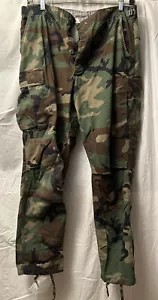 Men's MILITARY TROUSER/Pants CAMOUFLAGE ,Color Woodland Size Large-Regular - Picture 1 of 5