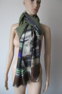 Bufanda de lana, estampado, multicolor - Imagen 1 de 5