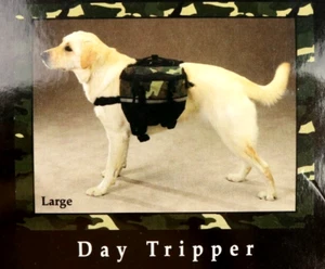 Zack & Zoey Day Tripper Dog Backpack Large Camo Multiple Pockets Service Pet - Picture 1 of 6