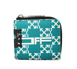 OFF-WHITE MONOGRAM LOGO ZIP WALLET PORTAFOGLI MADE IN ITALY OMNC046S22FAB0015961 - Imagen 1 de 3
