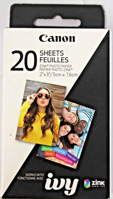 Canon ZINK Glossy Photo Paper - 20 pcs ZP-2030-20 - Image 1 of 3