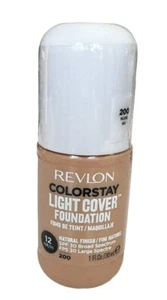 * Revlon ColorStay * - Light Cover Liquid Foundation #200 Shade Nude 1 Oz New - Picture 1 of 9