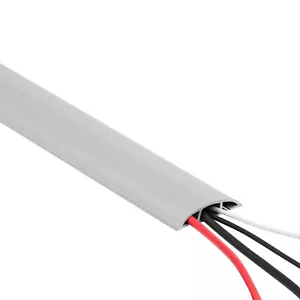 Quest Gaine de câble PVC barre de câble, 200 cm, semi-circulaire - Photo 1/21