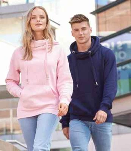 SUDADERA CON CAPUCHA CUELLO CRUZADO - PLANTILLA - Imagen 1 de 1