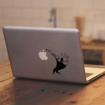 Multiple Color Johnny Bravo Vinyl Decal Sticker for 13" 15" Apple Macbook Laptop - Image 1 of 3