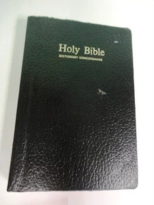 HOLY BIBLE DICTIONARY CONCORDANCE RED LETTER EDITION KING JAMES NELSON 162 #8 - Picture 1 of 1