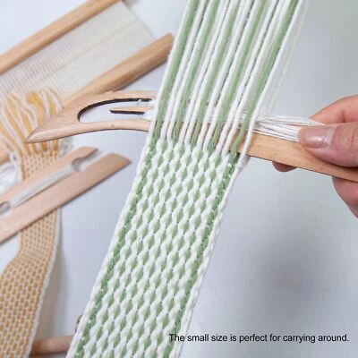 Tejido de madera para telares Inkle telares de mesa con forma de trapecio Foto 1 de 4