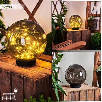 Luminaires solaires DEL terrasses boules éclairage jardin lampes extérieures pointe de terre IP44 - Photo 1/4