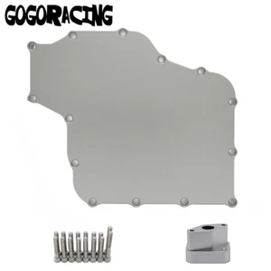 Silver Oil Pan+Pick Up Low Profile Black For Suzuki GSXR 1300 Hayabusa 1999-2011 - Picture 1 of 9
