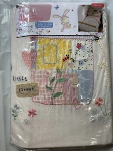 MOTHERCARE Cotton Embroidered Duvet Cover 120x150cm & Pillowcase 42x62cm - Picture 1 of 4