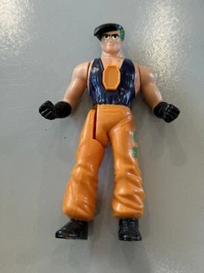 1994 Milton Bradley Karate Fighters Dragon Kick Action Figure Orange Jakks - Picture 1 of 3