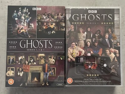 GHOSTS Complete Series 1 2 3 4 + Christmas Special Region 4 BBC New & Sealed 1-4 - Image 1 of 4
