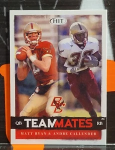 2008 SAGE HIT ** MATT RYAN / ANDRE CALLENDER ** #52 TEAMMATES - Picture 1 of 2