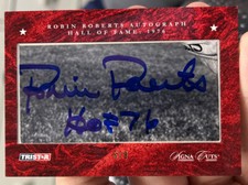 2008 TRISTAR Signa Cuts Auto Hidden Treasures Red Robin Roberts 5/8 HOF Mint!