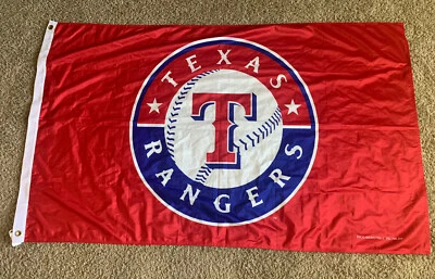 Texas  Rangers Baseball Banner Flag 36x60 Heavy Duty One Sided Flag - Image 1 of 2