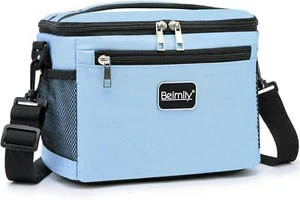 BEIMILY Lunch Box for Men/Women,Small Insulated Lunch Bag (Sky Blue) - Picture 1 of 7
