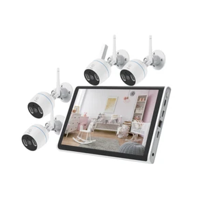 Kit 4 Cámaras Wifi Con Pantalla Monitor 10,1" LCD Y HDD 1TB NVR TV-6125HE Uni - Imagen 1 de 12