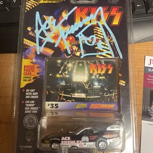 Ace Freely Kiss Autographed 1997 - Playing Mantas" Kiss Racing Dreams Car Jsa - Picture 1 of 4