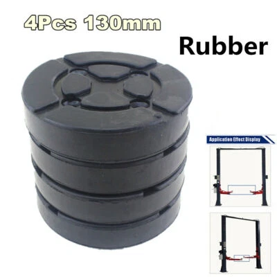 Novo 4X Almofadas de Braço de Borracha Redondas 130mm para Carro Auto Caminhão Talha Acessórios de Elevação de Carro - Imagem 1 de 4