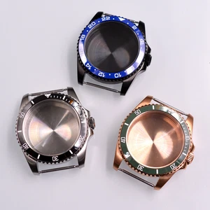 36mm Ceramic Bezel Sapphire glass Fit NH35 NH36 PT5000 ETA2824 ST2130 Watch Case - Picture 1 of 27