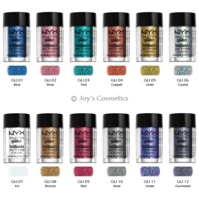 1 NYX Face & Body Glitter Powder - GLI "Pick Your 1 Color" *Joy's cosmetics* - Image 1 of 2