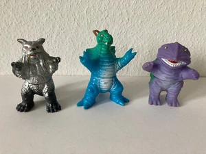3 x SUPER DINO MONSTERS ULTRAMAN King MaiMai Kaiju Bootleg Pachi VINTAGE - Bild 1 von 3