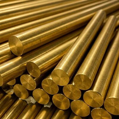 Brass Round Bar Rod 38mm 40mm 1 1/2" Multiple Lengths Available Grade CZ121 - Image 1 of 4