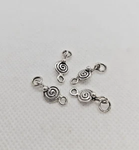 Vintage Sterling SIlver  Hook And Eye Clasps - Lot Of 4 - Picture 1 of 5