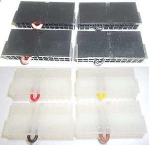 ATX PSU Jumper 24-Pin or 20-Pin Power Supply Tester Female Black or White 2oz - Picture 1 of 6