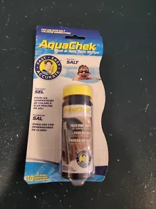 AquaChek Pool Spa Test Kit Strips Total Alkalinity Free Chlorine 10 Stripes - Picture 1 of 2