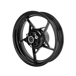 Black Rear Wheel Back Rim For Kawasaki Z400 EX400 Ninja 400 ABS 2018-2023 BLK S1 - Foto 1 di 9
