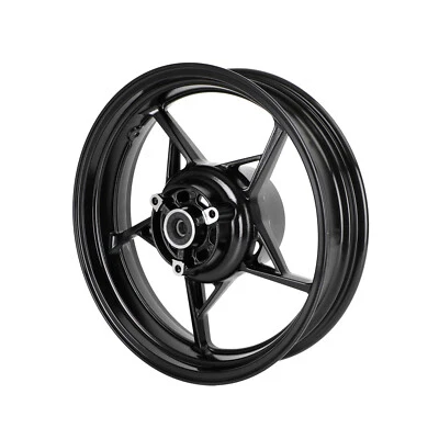 Black Rear Wheel Back Rim For Kawasaki Z400 EX400 Ninja 400 ABS 2018-2023 BLK S1 - Immagine 1 di 4