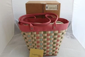 Longaberger 2008 Muttertag Longaberger To Go rosa große Tasche Handtasche #11230 NEU - Bild 1 von 10