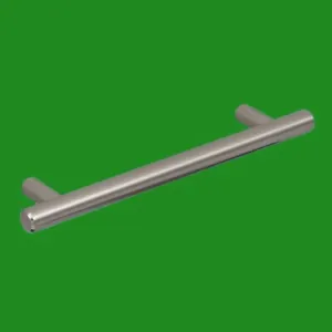10x Strong Imitation Steel Brushed Chrome 160mm T-Bar Cabinet Drawer Pull Handle - Picture 1 of 1