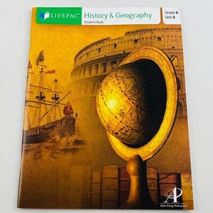 LifePac Grade 6 History & Geography Unit 8 Paperback Alpha Omega 2014 Printing - Picture 1 of 3