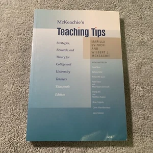 NEW ~ McKeachie's Teaching Tips Strategies Research and Theory for College 13 ed - Picture 1 of 13