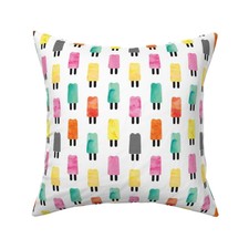 Watercolor Quilting Home Decor Throw Pillow Cover w Optional Insert by Roostery