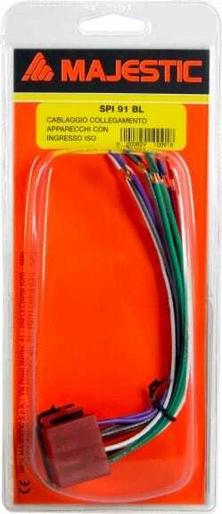 Spinotto collegamento Autoradio EuroIso Cablaggio SPI-91BL NEW MAJESTIC - Immagine 1 di 1