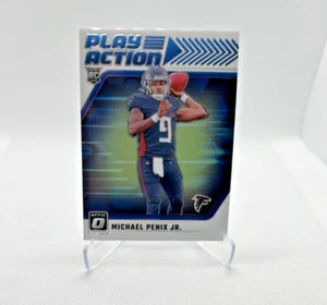 Michael Penix Jr. RC - 2024 Donruss Optic Play Action #4 - Atlanta Falcons - Picture 1 of 2